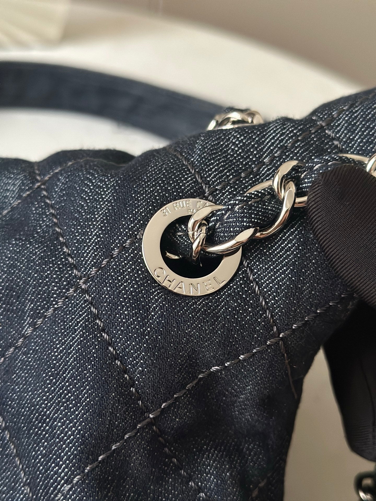 Timeless Quilted Denim Bag