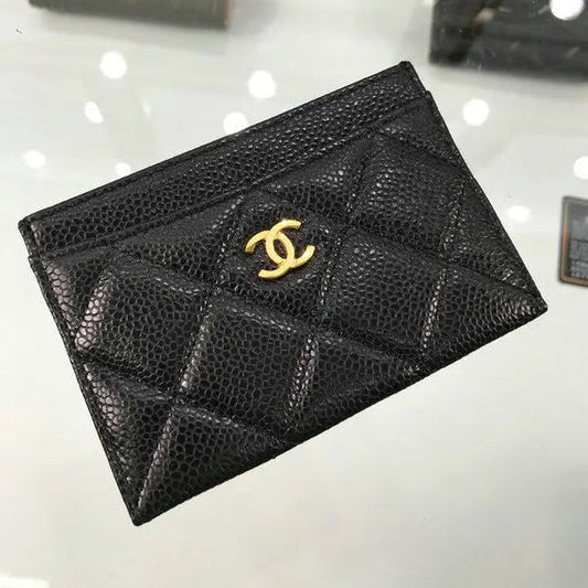 Black Gold Card Holder