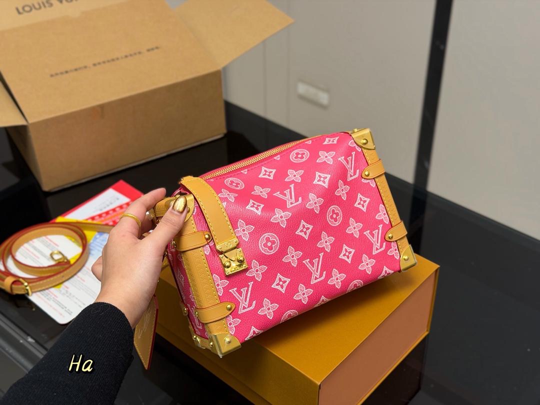 Pink Monogram Shoulder Bag