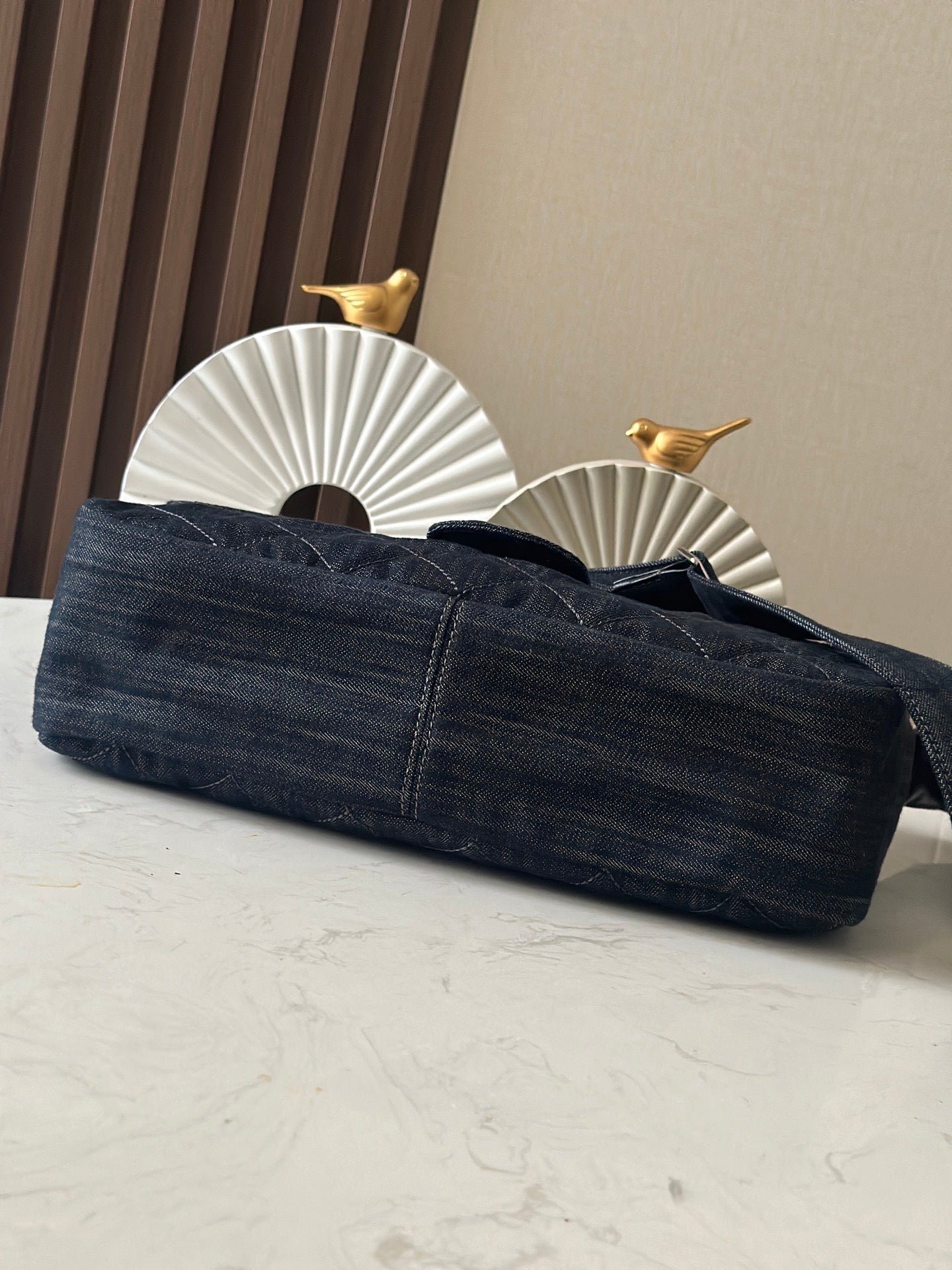 Timeless Quilted Denim Bag