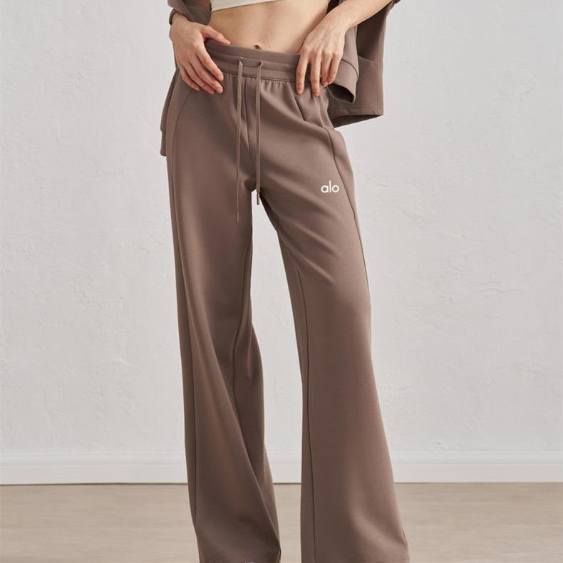 Wide-Leg Sweatpants
