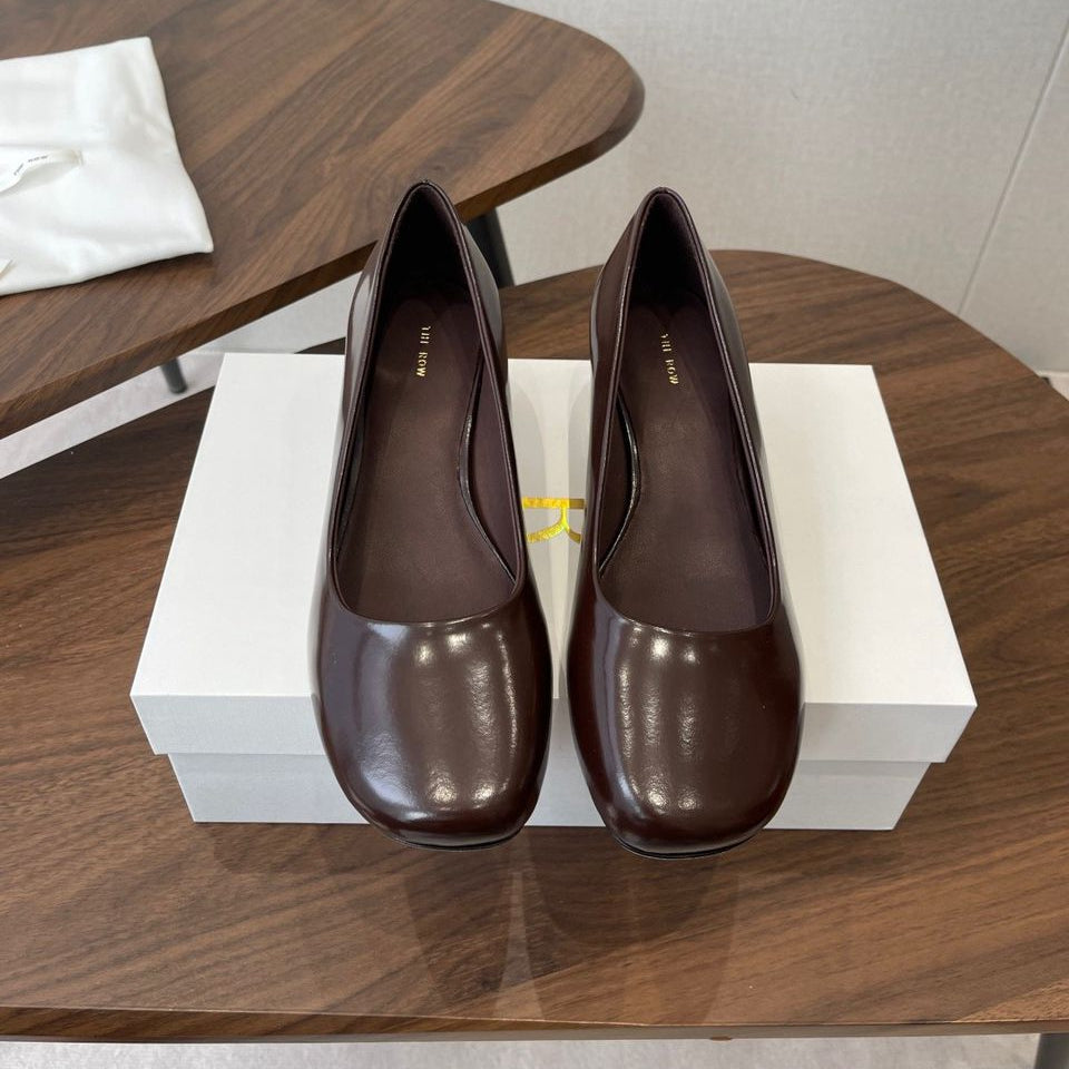 Dark Brown Classic Heels