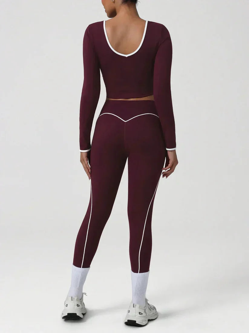 Contrast Trim Sports Set