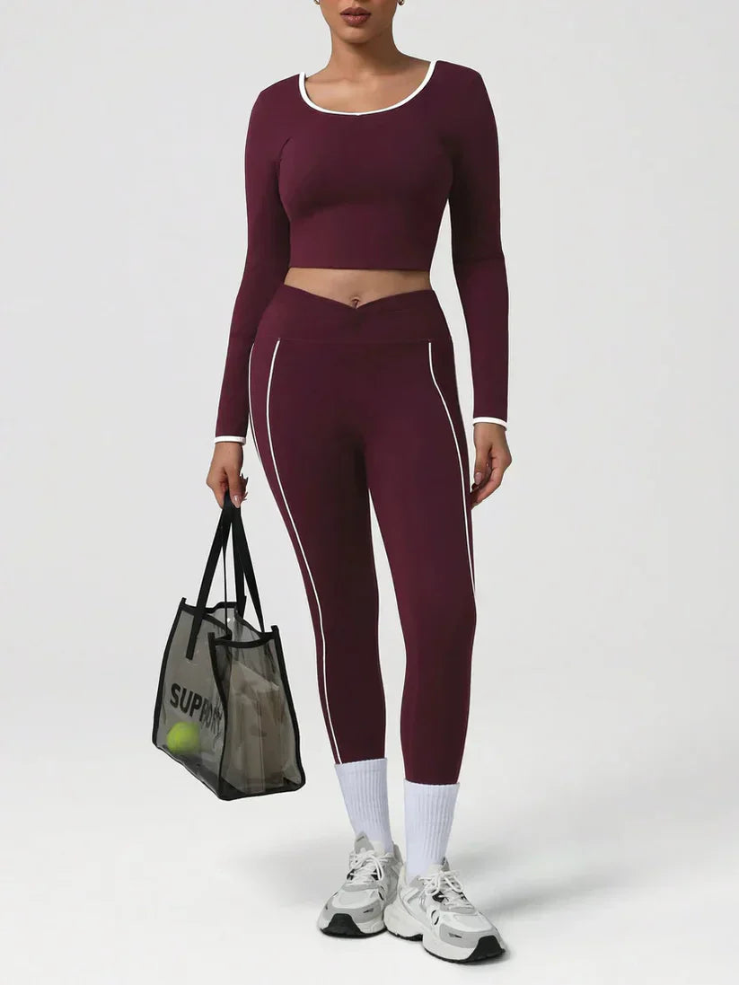 Contrast Trim Sports Set