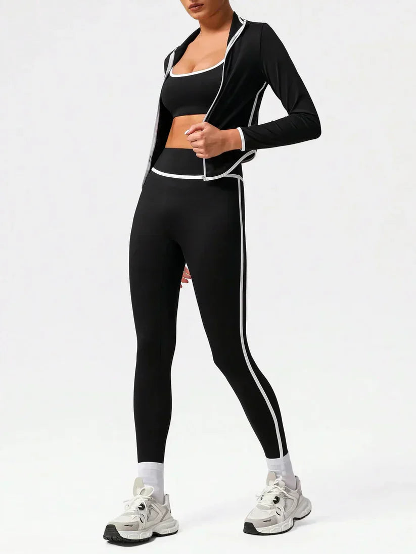 Contrast Trim Sports Set